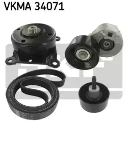 VKMA 34071 SKF Поликлиновой ременный комплект